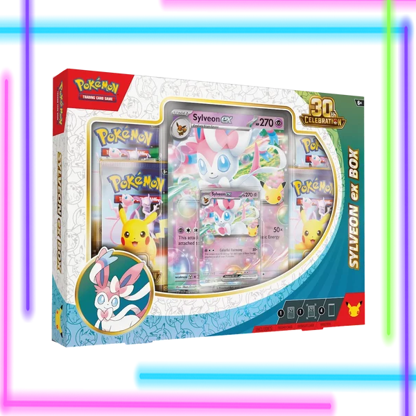 Pokemon 30th Anniversary Sylveon EX Box