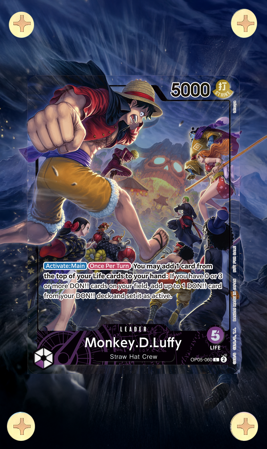 Luffy PSA Leader - Promo
