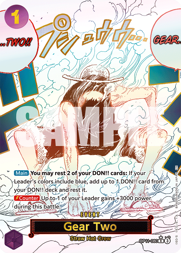 Gear 2 Event Manga Luffy BGS 10