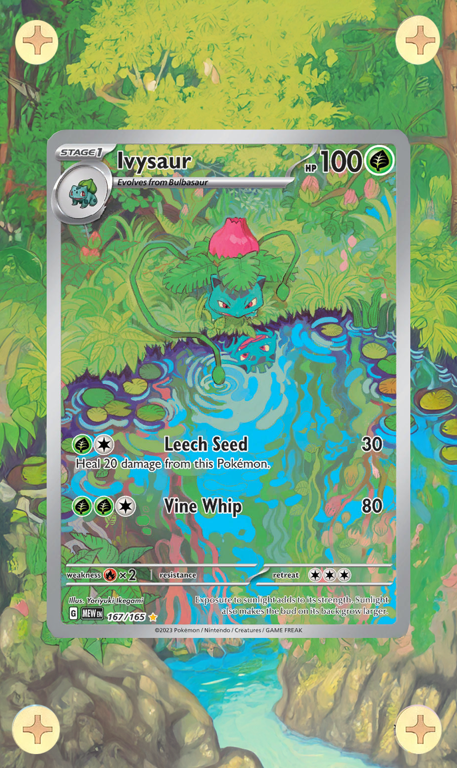 Ivysaur Illustration Rare - 151
