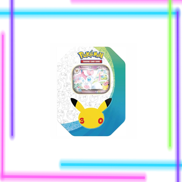 Pokemon 30th Anniversary Sylveon EX Tin