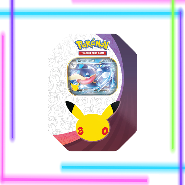 Pokemon 30th Anniversary Greninja EX Tin