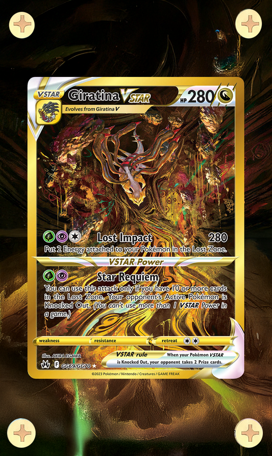Gold Giratina - Crown Zenith