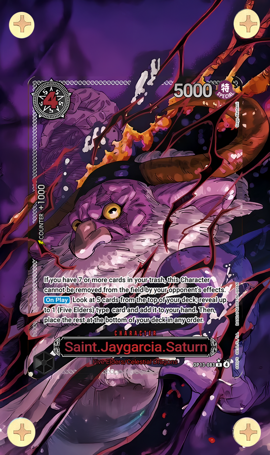Saint Jaygarcia Saturn - OP13 Carrying On His Will
