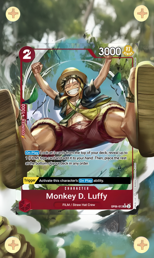 Monkey D Luffy Alt Art - OP06 Wings Of The Captain