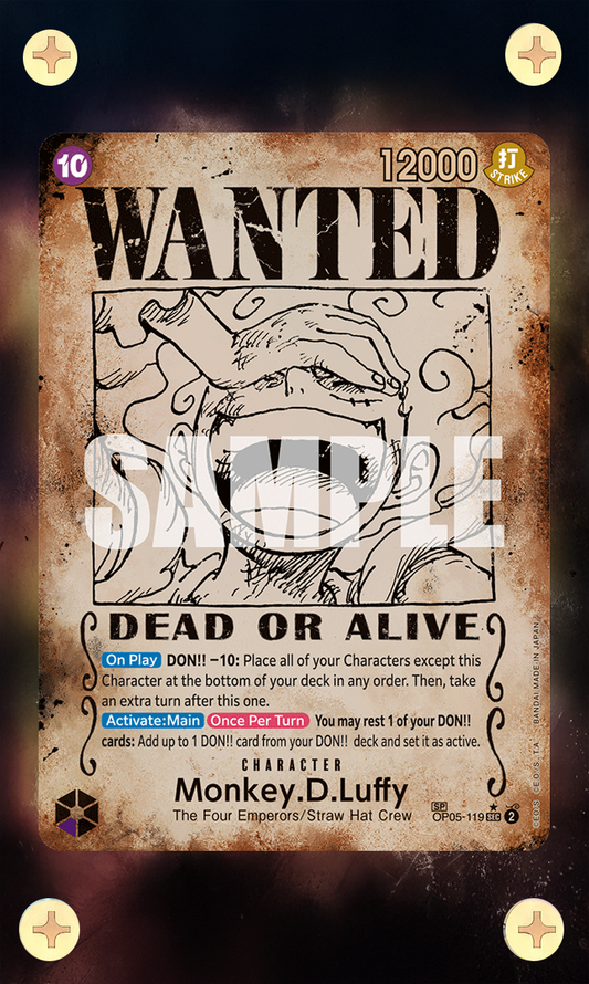 Monkey D Luffy Wanted Poster - OP09 Emperors Of The New World