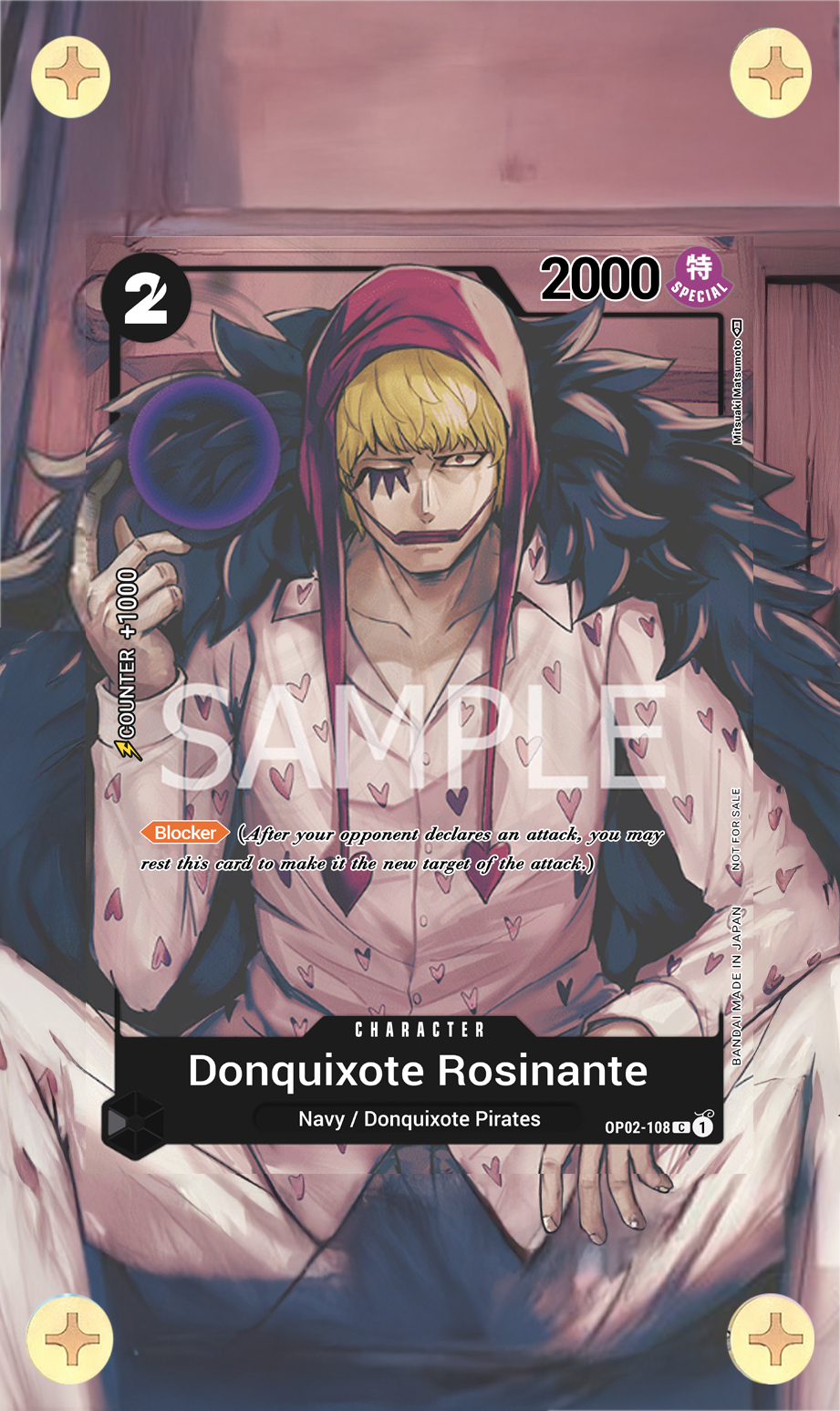 Donquixote Rosinante Alt Art - OP02 Paramount War