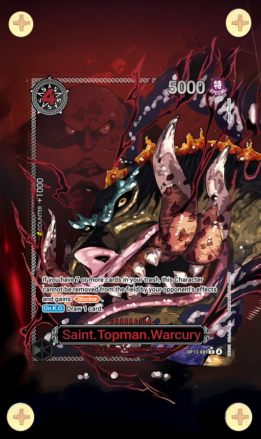 Saint Topman Warcury - OP13 Carrying On His Will