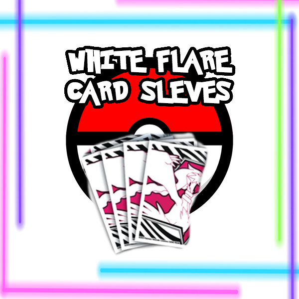 Pokemon White Flare Card Sleeves